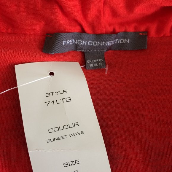 French Connection Jersey Maxi Dress US 12 - Picture 6 of 10